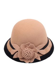 PRICES MAY VARY. ✿1920s cloche hat for women,vintage style,removable 3D flower and velcro fixed,built-in sweat band and adjustable drawstring,not very wide brim. ✿20%Wool and 80% Acrylic,dry cleaning, steam ironing below 110℃,warm and comfortable to wear,suitable for spring autumn and winter. ✿Size: perimeter 22"-22.8",height 4" ✿These felt bucket hats perfect for many special occasions such as weddings,party,tea parties,church,cocktail,prom. ✿The best choice for elegant women,is also a perfect 1920s Hats Women, Womens Hats Fashion, 1920s Hats, Winter Bucket Hat, 1950s Hat, 1920s Outfits, Sweat Band, Flower Black, Church Hats