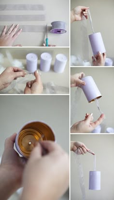 the process of making paper cups is shown