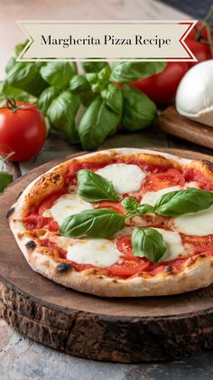 Authentic Margherita Pizza with San Marzano Tomatoes