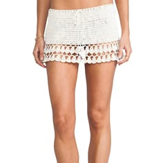 Style: Casual,Boho & Vacation,SexyFabric: Cotton BlendsPattern: SolidElement: Crochet High-waist Cotton Mini Skirt For Beach, Mini Skirt With Crochet Trim For Beach, Bohemian Beach Skort (skirt Shorts), White Crochet Beachwear Cover-up, Beach Crochet Mini Skirt, Beach Scarf, Beach Skirt, Boho Casual, Cotton Crochet