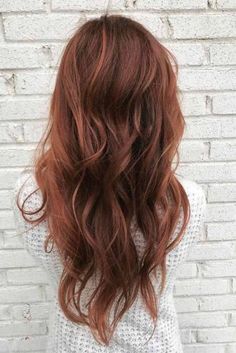 Red Copper Hair Color, Copper Red Hair, Color Melting, Trendy Hair Color, Auburn Hair