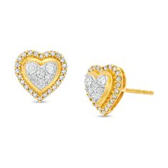 Heart Shaped Frame, Heart Stud Earrings, Heart Frame, Gold Price, Diamond Stud, Heart Studs, Heart Earrings Studs, Diamond Heart, Diamond Stone