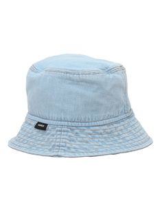 Aspesi denim bucket hat for children with contrasting brand logo label.Composition: 100% COTTON Casual Bucket Hat With Logo Patch, Casual Bucket Hat With Logo Patch And Curved Brim, Casual Bucket Hat With Logo Patch And Short Brim, Casual Cotton Bucket Hat In Medium Wash, Casual Reversible Bucket Hat For Streetwear, Casual Denim Bucket Hat For Streetwear, Trendy Blue Bucket Hat For Streetwear, Casual Blue Bucket Hat For Everyday, Casual Bucket Hat With Curved Brim In Medium Wash