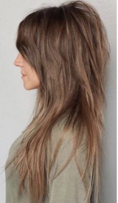 Shag For Straight Hair, Shag Cut, Shaggy Long Hair, Long Shag Haircut, Long Shag, Hair Adviser, Edgy Haircuts, Mullet Hairstyle Women