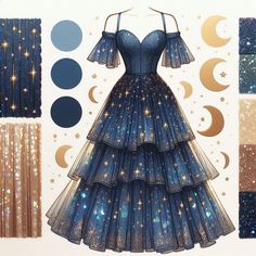 Fantasy Outfits, Fairytale Fashion, Fashion Inspiration Board, Dress Drawing, Anime Dress