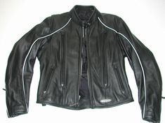 Harley Davidson Women's FXRG OEM 98520 Black Leather Motorcycle Biker Jacket Size:S(4-6) by americanbikerskin on Etsy Vision Bored, Motorcycle Jacket Women, Biker Outfit, Harley Davidson Women, Fall Clothes, Leather Motorcycle Jacket, Save The Day, Leather Jackets Women, Vintage Jacket