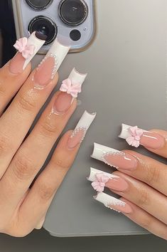 Simple Boujee Nails, Graduation Nails, Graduation 2024