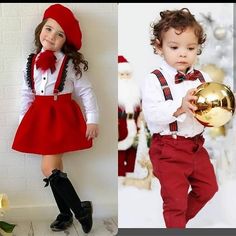 Christmas Outfit Ideas For Kids, Funny Christmas Hats, Dance Props, Stylish Baby Girls, Trendy Christmas Outfits, Santa Outfit, Kids Gown, Christmas Family Photos, Crochet Baby Clothes