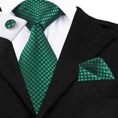 If you're looking for a unique way to add some color and pattern to your outfit, look no further than this beautiful tie from Sophgent. 100% Silk  Handmade Standard Packaging Includes: Tie, Pocket Square and Cufflinks Gift Box Includes: Tie, Pocket Square, Cufflinks, Tie Bar In a Cool Box, Ready To Gift Length: 59" Wid New Mens Fashion Trends, Man Suits, Mens Fashion Ideas, Tie Rack, Ties Mens Fashion, Men Tie, Necktie Set, Mens Fashion Style, Mens Fashion Edgy