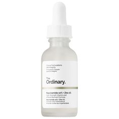 Niacinamide 10% + Zinc 1% Oil Control Serum - The Ordinary | Sephora The Ordinary Buffet, Ordinary Niacinamide, The Ordinary Hyaluronic Acid, Best Face Serum, The Ordinary Skincare, Peptide Serum, Best Serum, Skin Blemishes, Hyaluronic Acid Serum