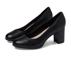 Clarks Bayla Skip | Zappos.com Spring Faux Leather Court Shoes For Work, Closed Toe Synthetic Block Heels For Work, Synthetic Block Heels For Work, Synthetic Block Heels For Workwear, Casual Block Heel Court Shoes For Work, Synthetic Medium Width Block Heels For Work, Clarks Women's, Womens Clarks, Product Reviews