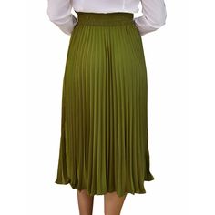 Army Green Pleated Lace-up High Waist Skirt Spring Pleated Non-stretch Mini Skirt, Green Non-stretch Pleated Maxi Skirt, Green Pleated Maxi Skirt For Fall, Pleated Non-stretch Skirt For Workwear, Green Flowy Skirt For Fall, Non-stretch Green Skirt, Green Pleated Skirt For Fall, High Waist Pleated Skirt For Spring, Green Solid Color Skirt For Fall