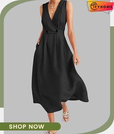 Effortless and Light Dress Off Shoulder Casual Dress, Boho Styl, Boho Mode, Sleeveless Long Dress, Maxi Dress Cotton, Maxi Dresses Casual, Button Dress, Boho Stil, Cheap Dresses