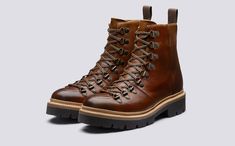 NANETTE:210883 Grenson Shoes, Best Boots For Men, Brogue Boots, Mens Winter Boots, Tan Boots, Men’s Boots, Mens Fashion Rugged, Boot Brands, Boots Fall