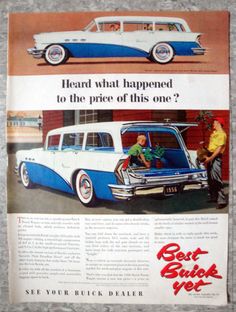 an old advertisement for the best buick car