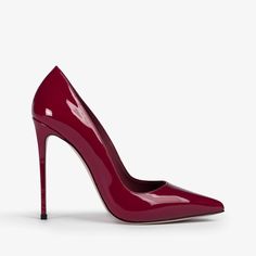 Revenge red patent leather pump - Le Silla Heels Red, Black Patent Leather Pumps, High Heel Mules, Mid Heel Sandals, Black Leather Pumps, Cream Shoes, Black Suede Pumps, Couple Games, Ankle Boots Flat