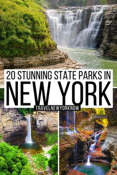 20 Gorgeous State Parks in New York + Secret Local Tips New York State Road Trip, New York Camping, New York Beautiful Places, New York National Parks, New York Must See Bucket Lists