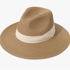 Women Wide Brim Straw Panama Roll Up Hat Fedora Beach Sun Hat Upf50+ Never Worn! Super Durable And Packable Without Getting Misshapen. Recommended By Many Of My Friends. I Have A Large Head And This Was Too Small. Picture Of The Dimensions Included. Please Let Me Know If You Have Any Questions! Khaki Sun Hat For Summer Travel, Khaki Summer Sun Hat For Travel, Summer Travel Khaki Sun Hat, Summer Brown Fedora For Day Out, Brown Fedora For Vacation, Casual Brown Panama Hat For Warm Weather, Casual Khaki Sun Hat For Summer, Khaki Short Brim Sun Hat For Vacation, Summer Wide Brim Khaki Hat