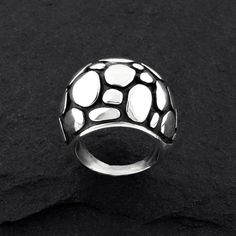 Chunky Silver Rings, Cobblestone Streets, Dome Ring, Domed Ring, Exquisite Jewelry, Jewelry Lover