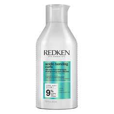 REDKEN Acidic Bonding Curls Silicone-Free Shampoo | For Curly Hair | Curl Control + Definition | With Citric Acid, Avocado Oil, Shea Butter | Sulfate-Free | Hydrating Shampoo | Repairs Damaged Curl Silicone Free Shampoo, Redken Hair Products, Shampoo For Curly Hair, Moisturizing Toner, Hydrating Shampoo