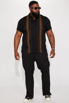 Pharaoh Bustdown Polo - Black | Fashion Nova, Mens Tees & Tanks | Fashion Nova Plus Size Men Vintage Fashion, 2xl Mens Fashion, Big And Tall Fashion For Men Summer, 30 Year Old Mens Fashion, Big And Tall Mens Fashion, Big Men Outfits, Fat Man Fashion, Thick Men Fashion, Big Men Fashion Plus Size