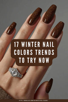 17 nail colors you will want to wear this winter! #nails #winternails #ChallengeFestività 
fall season nails colors, winter nail designs, winter nails, brown fall nails designs, fall season nails colors, fall nails 2024, simple fall nails autumn, winter nail designs, late fall nails, neutral fall nails, fall nails green, winter nails, plum nail color, winter nails 2024, winter nail colors, cute winter nails, fall nails gel, simple winter nails, winter nail art, winter nails acrylic, december nai December Nails 2024, Nails Colors Winter, Simple Fall Nails Autumn, Fall Nails Green