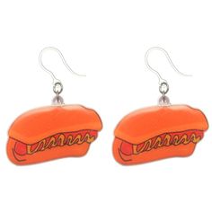 Introducing a whole new way to snack on the go - our Exaggerated Junk Food Earrings (Dangles)! Crafted with hypoallergenic plastic hooks, they'll satisfy your cravings without irritating your sensitive ears. Ready, set, indulge! Earring length: 45mm Hot Dog Pizza, Snack On The Go, Earrings For Sensitive Ears, Food Earrings, Hypoallergenic Earrings, Sensitive Ears, Junk Food, Post Earrings, Jewelry Stores