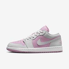 Always in, always fresh. The Air Jordan 1 Low sets you up with a piece of Jordan history and heritage that's comfortable all day. Choose your colors, then step out in the iconic profile that's built with a high-end mix of materials and encapsulated Air in the heel. Air Jordan 1 Low Women, Jordan 1 Pink, Low Jordan 1, Air Jordan 1 Low, Jordan 1 Low, Women Lifestyle, Air Jordan 1, Jordan Shoes, Jordan 1