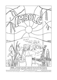 a coloring page with the word,'i amboc'in front of it