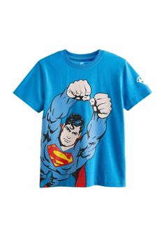 Next LICENSED SUPERMAN - Potiskana majica - blue Superman Tshirt, Superman Kids, Superman T Shirt, Polo Blue, Boy Blue, Super Heroes, Boys T Shirts, Print T Shirts, Kids Wear