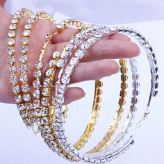 StoneFans Shiny Rhinestone Big Hoop Earrings for Women Round Circle Aros Aretes Round Hoop Earrings Hoop Earrings Outfit Baddie, Hoop Earrings Outfit, Outfit Baddie, Earrings Outfit, Hoop Earrings Style, Big Hoop Earrings, Sister Friends, Fan Earrings, Estilo Hip Hop