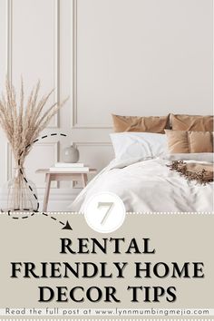 7 Rental Friendly Home Decor Tips and Tricks! | Lynn Mumbing Mejia Rental Decorating Ideas, Rental Friendly Upgrades, Decorating A Rental, House On A Budget, Rental Friendly, Rental Home Decor, Glamour Home, Apartment Deco, Huge Houses