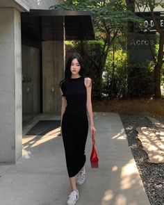 @daxbin Informal Dress, Outfit Korean Style, Body Con Dress Outfit, Casual Day Outfits, Estilo Chic