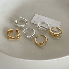 Material: Metal Style: INS Style Irregular Gold Metal Rings, Irregular Metal Rings As Gift, Irregular Metal Rings For Gifts, Irregular Gold Rings, Trendy Irregular Metal Rings, Trendy Adjustable Irregular Rings, Trendy Irregular Shaped Rings For Gifts, Minimalist Irregular Metal Jewelry, Modern Adjustable Rings With Irregular Shape