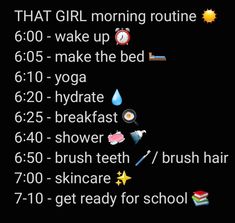 School Routine For Teens, School Routine, Routine Planner, School Readiness, Daily Routines, Morning Routine, Daily Routine