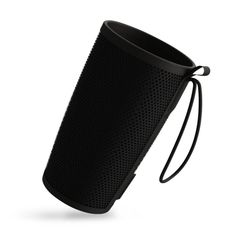 an image of a black speaker on a white background