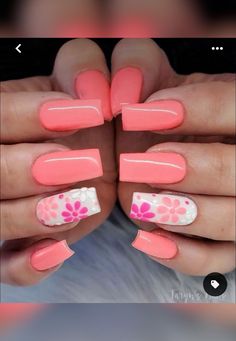 August Nails, Spring House, Floral Nail Designs, Cute Spring Nails, Nails Aesthetic, Summery Nails, Aesthetic Spring, Glow Nails