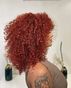 Copper Red Curly Hair, Short Curly Ginger Hair, Copper Curly Hair, 4a Hairstyles, 23 Haircut, Orange Curly Hair, Orange Hair Color Ideas, Orange Hair Color, Pretty Red Hair