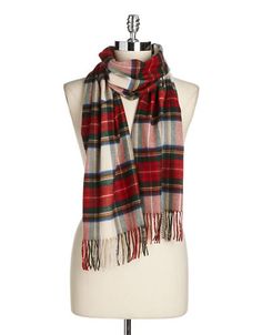 Tartan scarf with the fringe. Tartan Plaid Scarf, Plaid And Leopard, Tartan Scarf, Tartan Plaid, Square Scarf, Well Dressed, Plaid Scarf, Christmas Outfit, Autumn Winter Fashion