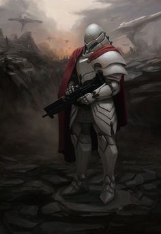 White Armor, Sci Fi Armor, Futuristic Armor, Future Soldier, Arte Robot