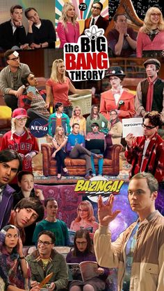 the big bang theory poster with many people