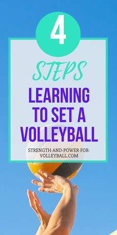 4 Steps to Learning to Set a Volleyball How To Coach Volleyball, Setting In Volleyball, Volleyball Terms, Training Volleyball, Club Volleyball, Volleyball Set