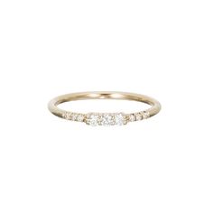 Three Diamond Equilibrium Ring