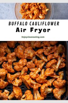 Buffalo Cauliflower Air Fryer Battered Cauliflower, Battered Cauliflower Air Fryer, Buffalo Cauliflower Air Fryer, Easy Buffalo Cauliflower, Cauliflower Air Fryer, Battered Cauliflower, Air Fryer Buffalo Cauliflower, Vegetarian Recipes For Beginners, Raw Cauliflower