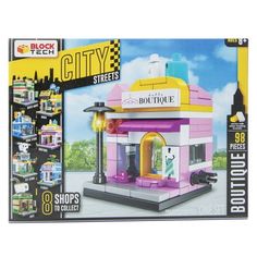 the lego city store is in its box