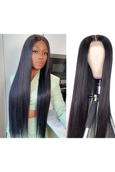 Brazilian Virgin Hair, Straight Lace Front Wigs, Closure Wig, Straight Human Hair, Straight Wig, Soft Hair, Long Wigs