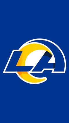 the los angeles chargers logo on a blue background