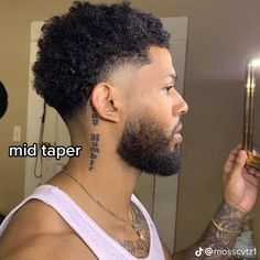 Burst Fade Black Men, Black Fade Haircut, Taper Fade Afro, Afro Hair Fade, Black Man Haircut Fade, Temp Fade Haircut, Taper Fade Short Hair, Taper Fade Curly Hair, Black Men Haircut