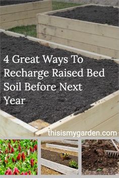 four different ways to recharge raised bed soil before next year