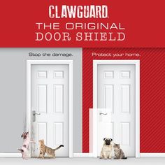 the original door shield is designed to protect your pets from falling into the doorways